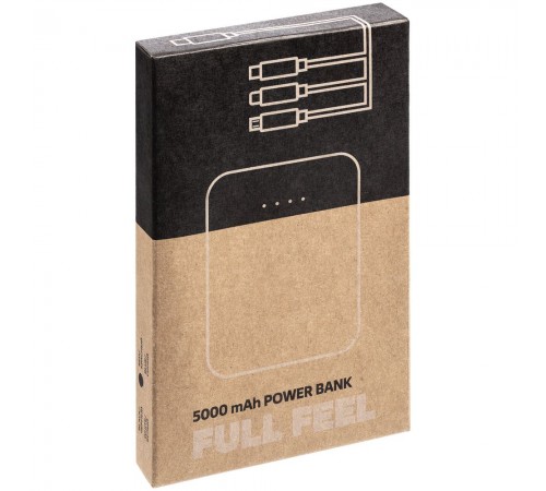 Внешний аккумулятор Uniscend Full Feel Type-C, 5000 мАч, белый