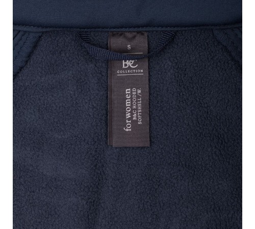 Куртка женская Hooded Softshell темно-синяя