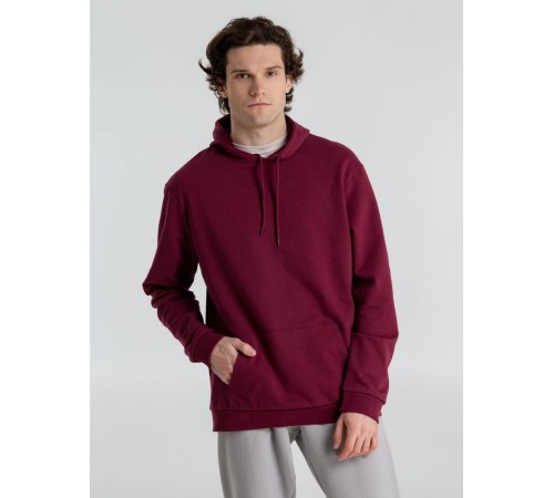 Толстовка с капюшоном унисекс Hoodie, бордовая