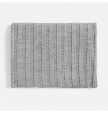 Шарф Metelitsa, серебристо-серый меланж