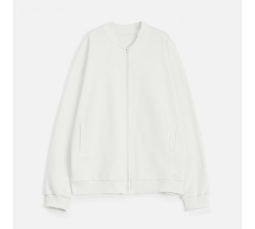 Бомбер унисекс Townie, молочно-белый