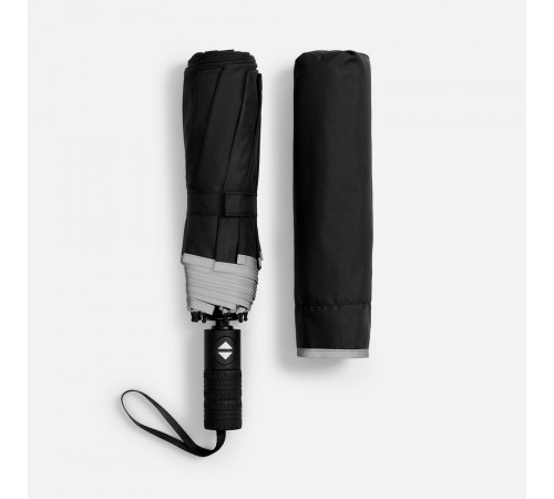 Зонт складной Tyre, черный