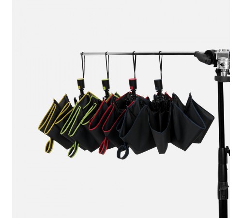 Зонт складной Edgeline, темно-синий