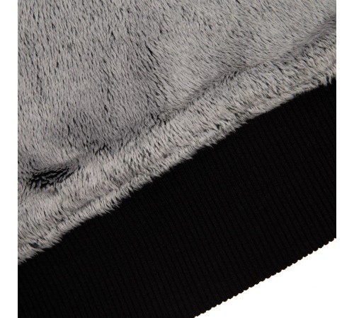 Худи Furry Oversize, черное