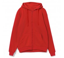 Толстовка на молнии с капюшоном Siverga Heavy 2.0, красная
