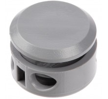 Двойной фиксатор для шнура Brоgy, серый