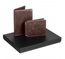 Набор Apache Billfold, темно-коричневый