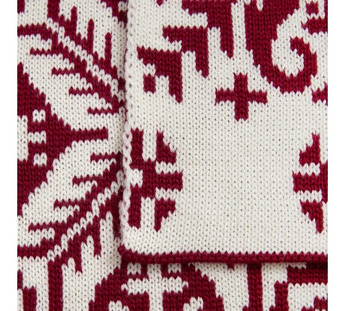 Шарф Wintertude L, красный с белым