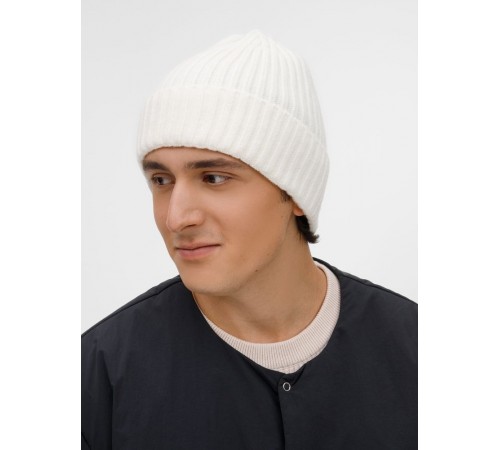 Шапка Laconi, молочно-белая