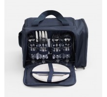 Набор для пикника Campello на 4 персоны, темно-синий