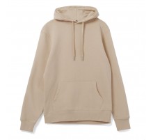 Толстовка с капюшоном унисекс Hoodie, бежевая