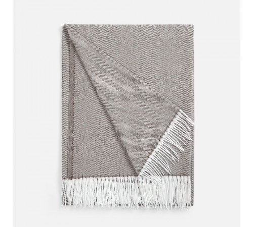 Плед «Гирвас», темно-бежевый