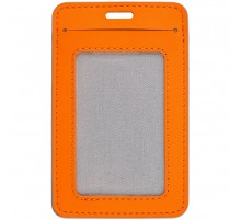 Чехол для пропуска Shall Simple, оранжевый