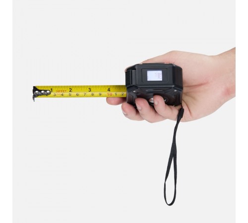 Рулетка с лазерным дальномером Pythagor, черная