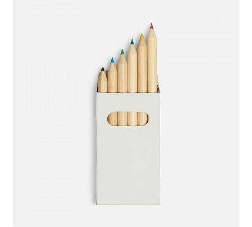 Набор цветных карандашей Pencilvania Mini, белый
