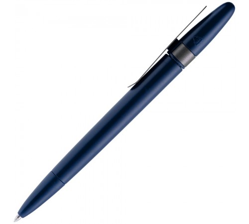 Ручка шариковая Prodir DS5 TSM Metal Clip, синяя с серым