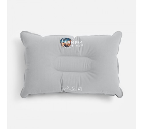 Надувная подушка Pillowish, серая