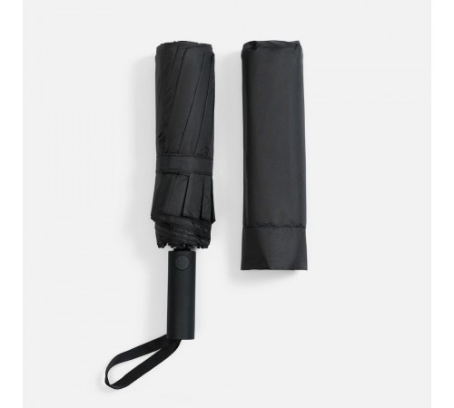 Зонт складной с УФ-защитой Ribstar, черный