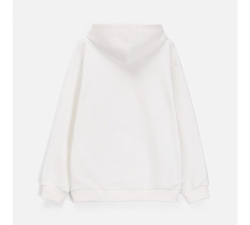 Худи унисекс оверсайз Songo, молочно-белое