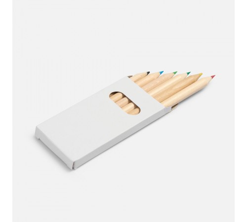 Набор цветных карандашей Pencilvania Mini, белый