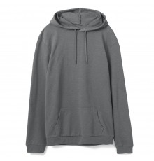 Толстовка с капюшоном унисекс Hoodie, серая (стальная)