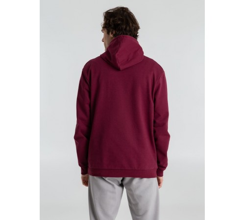 Толстовка с капюшоном унисекс Hoodie, бордовая
