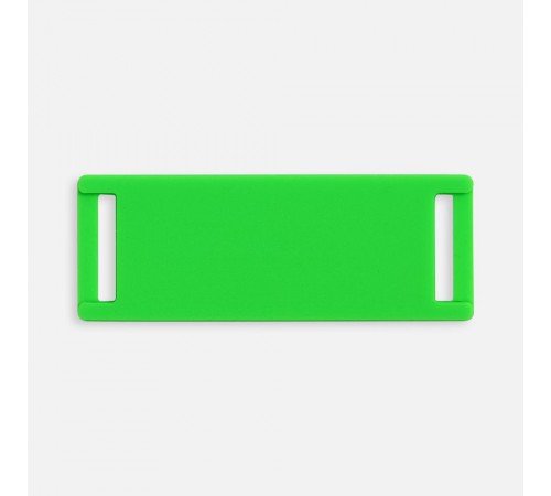 Лейбл из ПВХ Kova, зеленый неон
