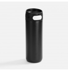Термостакан X1 с цветной кнопкой, черный с белым