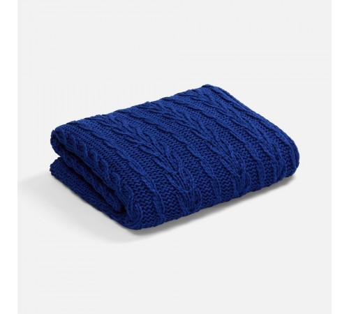 Плед Eloisa, темно-синий (кобальт)