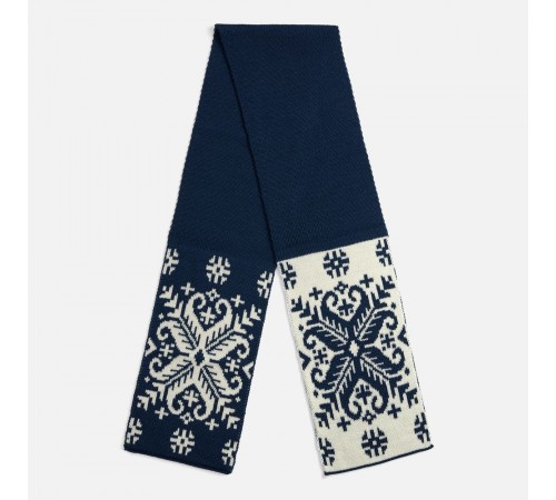 Шарф Wintertude M, синий с белым