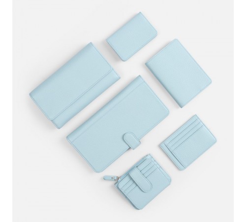 Картхолдер на молнии Unison, голубой