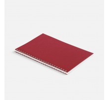 Блокнот Salvador в клетку, красный ver.2