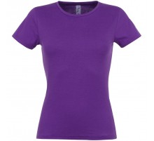 Футболка женская Miss 150, темно-фиолетовая