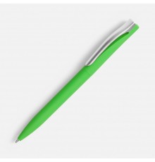 Ручка шариковая Pin Soft Touch, зеленая