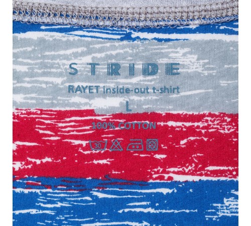 Футболка мужская Rayet двусторонняя, красная с синим