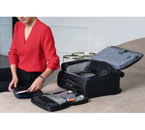 Дорожный набор сумок noJumble 4 в 1, черный