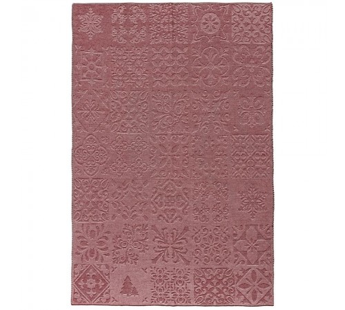 Плед Ornamental, бордовый