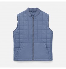 Жилет унисекс Warmbridge, синий (джинс)