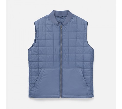 Жилет унисекс Warmbridge, синий (джинс)