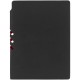 Ежедневник Flexpen Black, недатированный, черный с красным