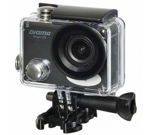 Экшн-камера Digma DiCam 170, черная