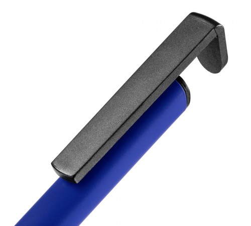 Ручка шариковая Standic с подставкой для телефона, синяя Ручка шариковая Standic с подставкой для телефона, синяя