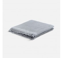 Плед вафельный Elenglect, светло-серый