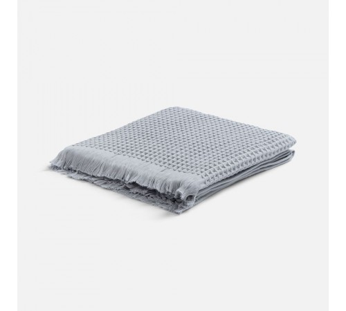 Плед вафельный Elenglect, светло-серый