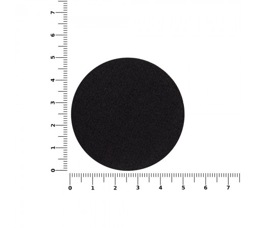 Наклейка тканевая Lunga Round, M, черная