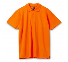 Рубашка поло мужская Spring 210, оранжевая