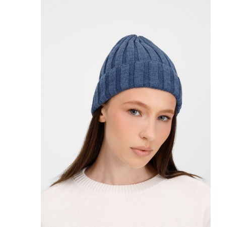 Шапка Metelitsa, синий меланж (джинс)