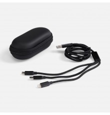 Кабель Triple Charge в футляре ver.2, черный