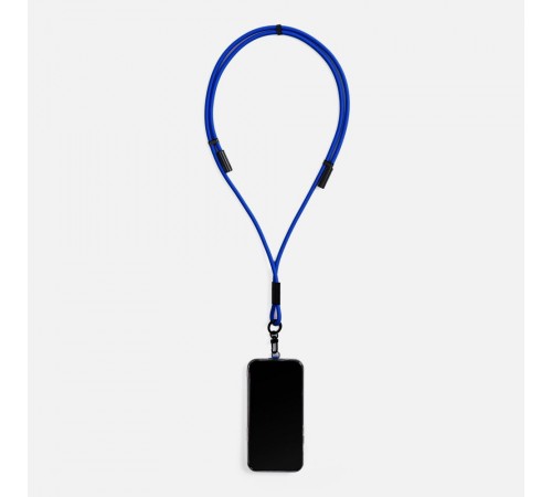 Кабель-ланьярд energyFlex Power Delivery 60 Вт, темно-синий