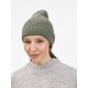Шапка Catch Match без помпона, зеленая (полынь)
